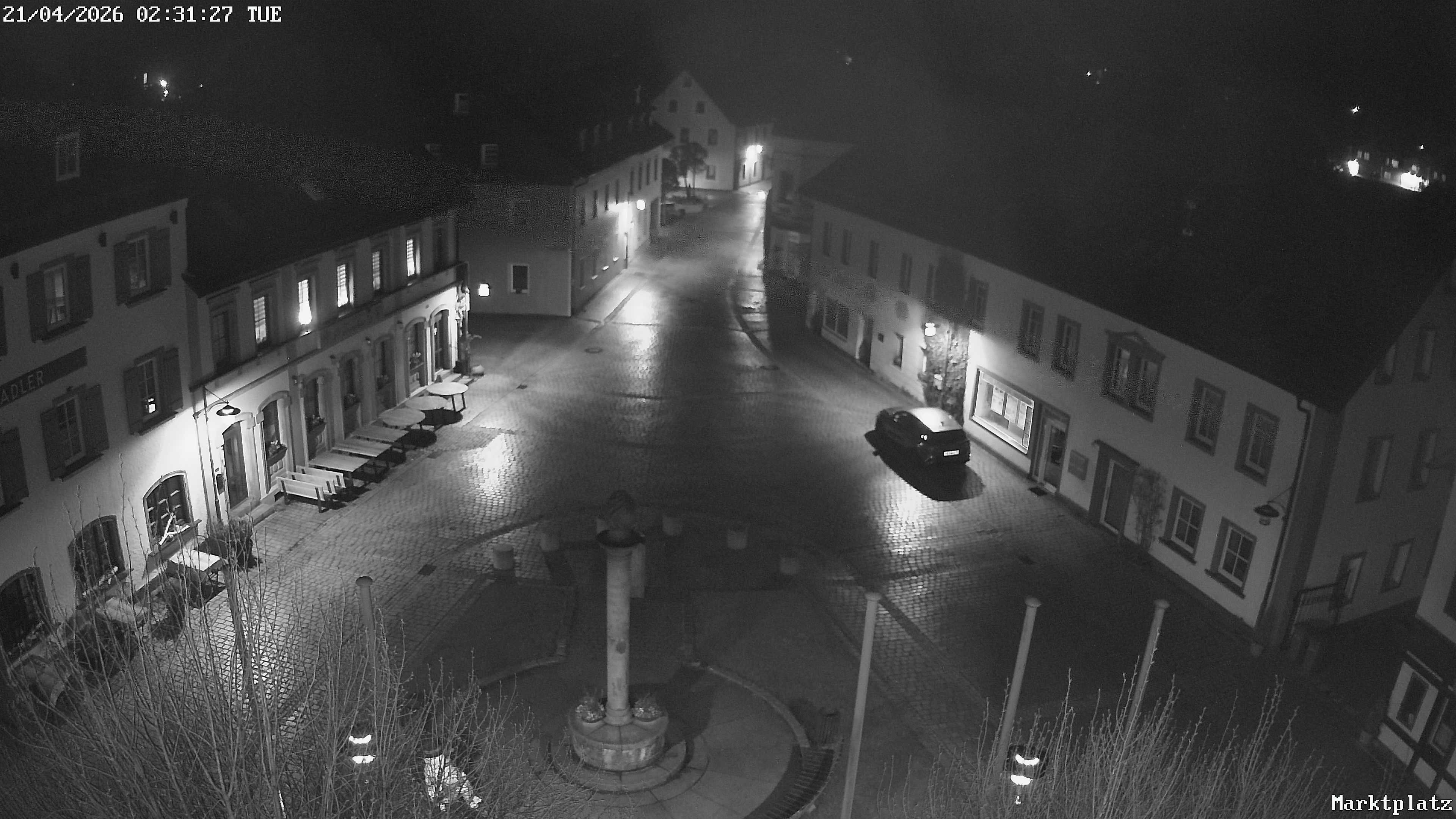 Archiv Foto Webcam Marktplatz von Bischofsgrün
