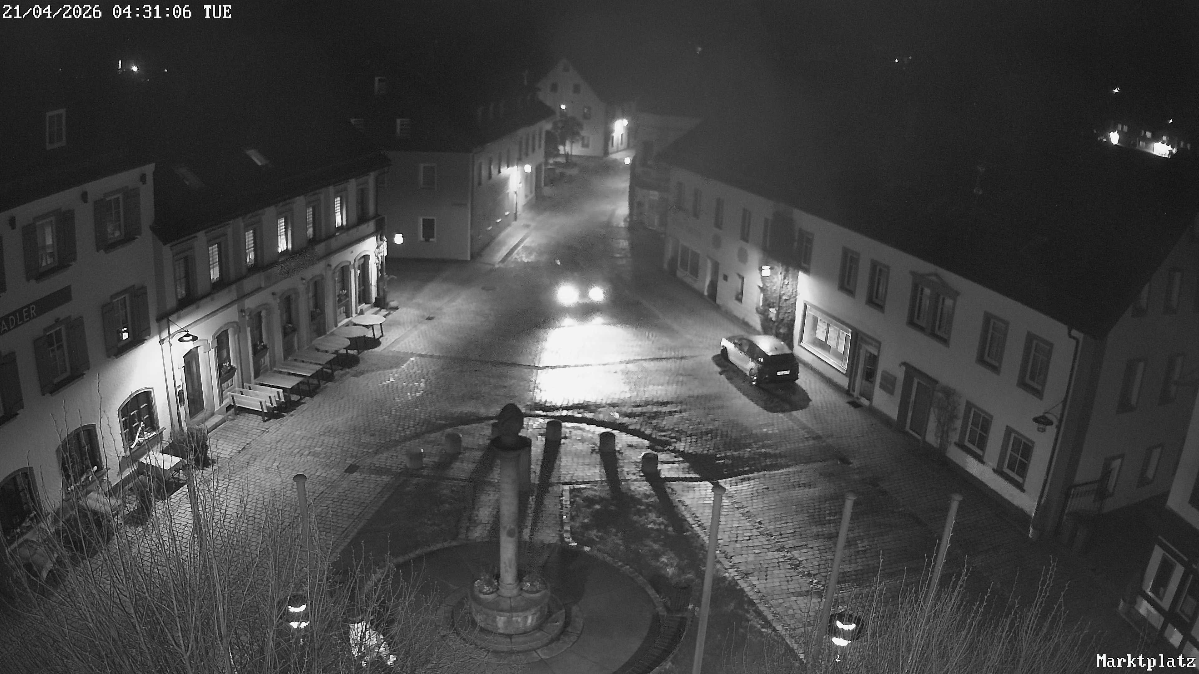 Archiv Foto Webcam Marktplatz von Bischofsgrün