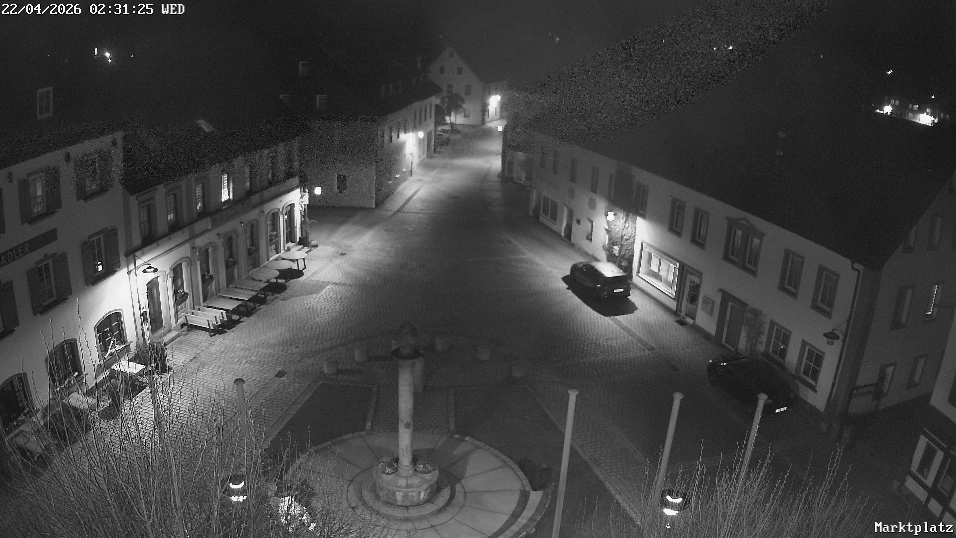 Archiv Foto Webcam Marktplatz von Bischofsgrün