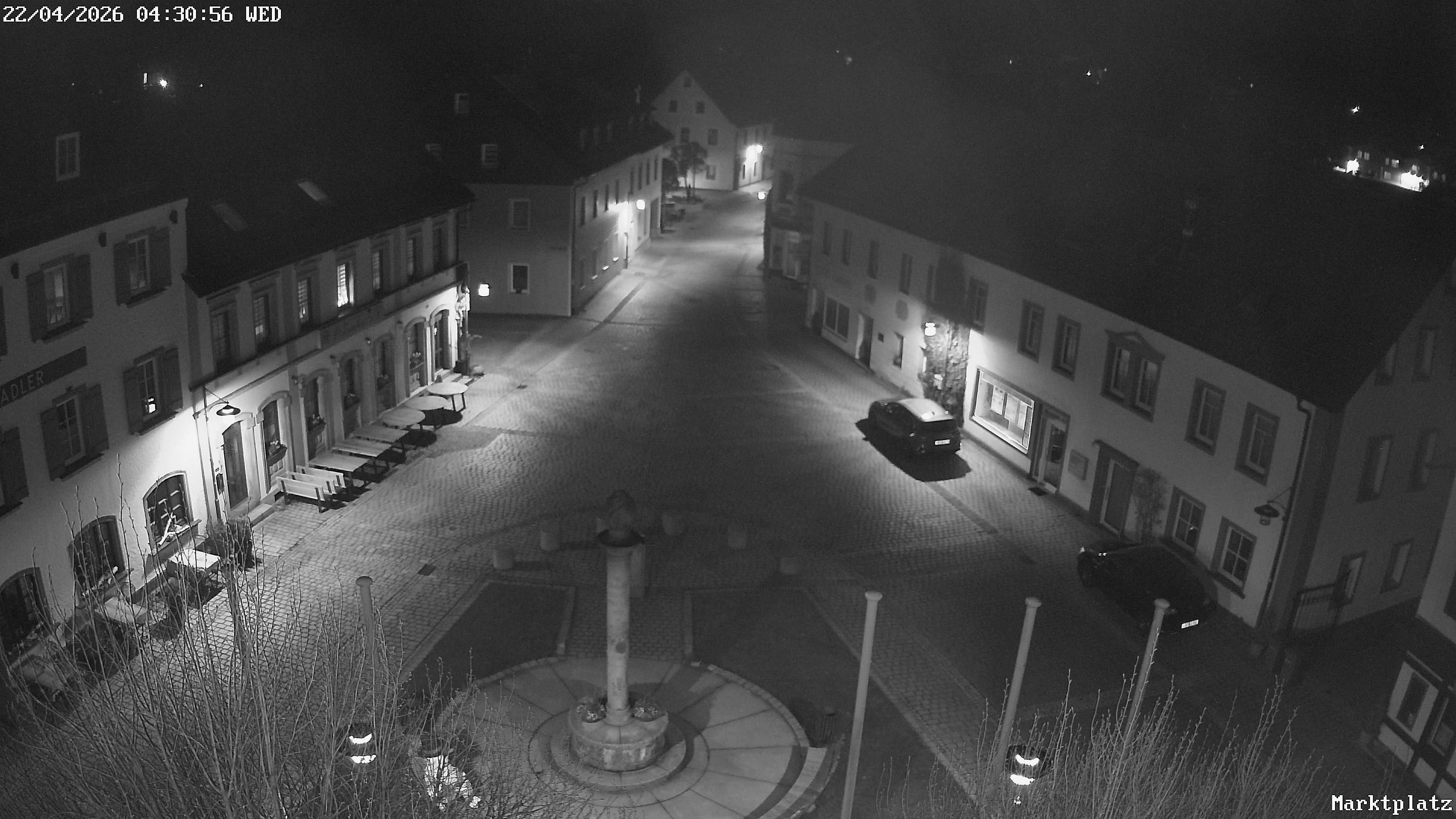 Archiv Foto Webcam Marktplatz von Bischofsgrün