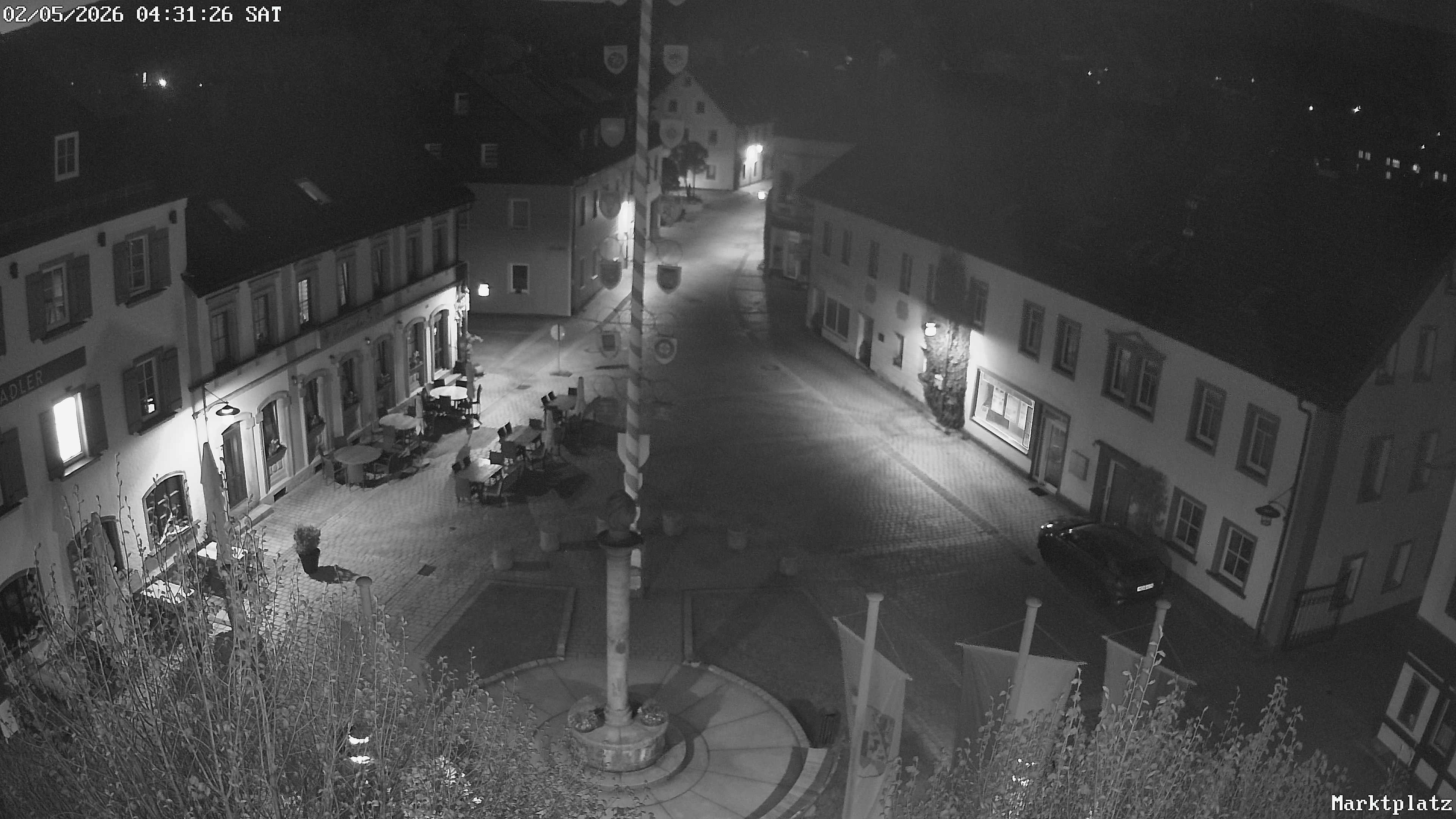 Archiv Foto Webcam Marktplatz von Bischofsgrün