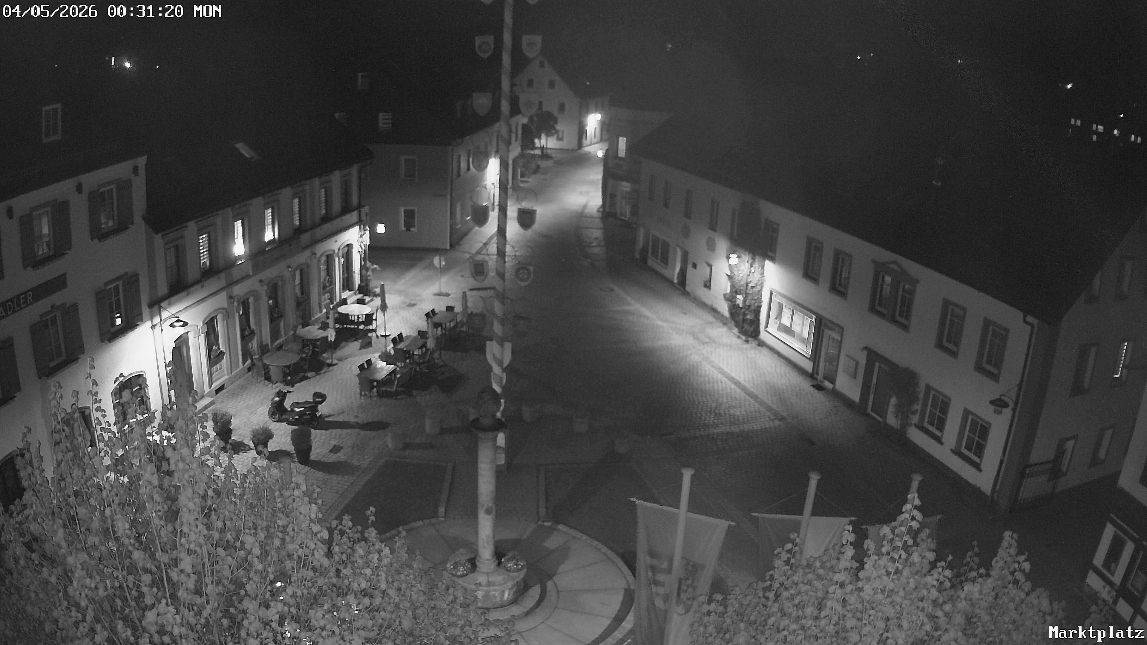 Archiv Foto Webcam Marktplatz von Bischofsgrün