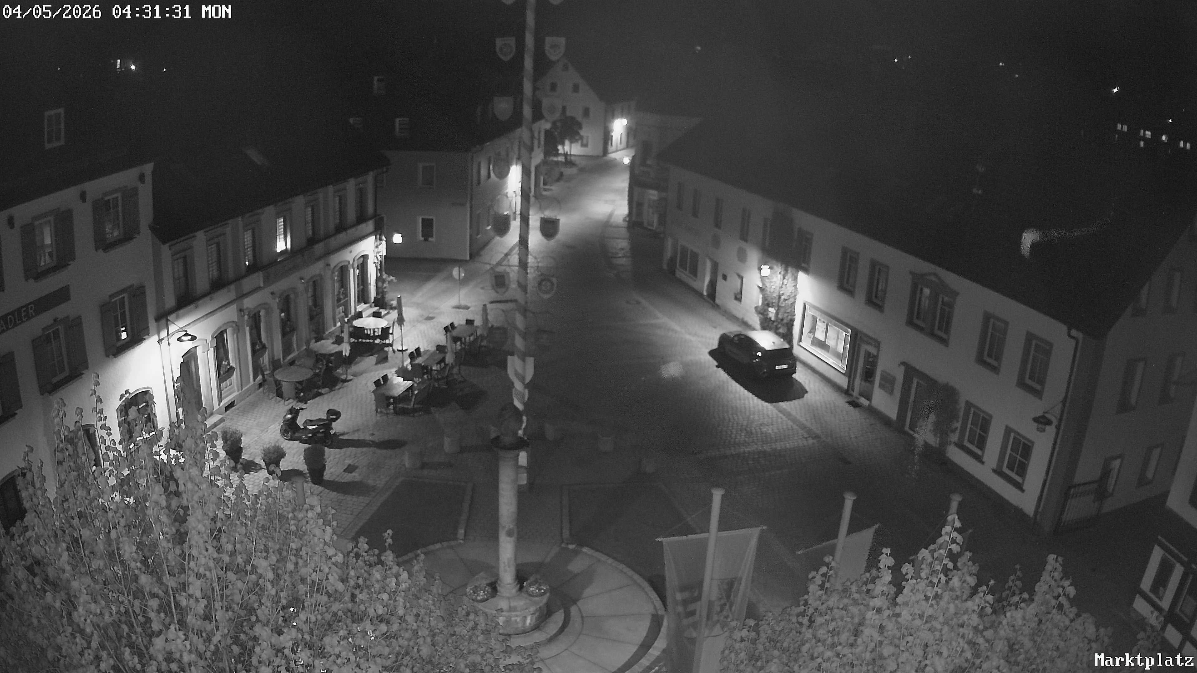 Archiv Foto Webcam Marktplatz von Bischofsgrün