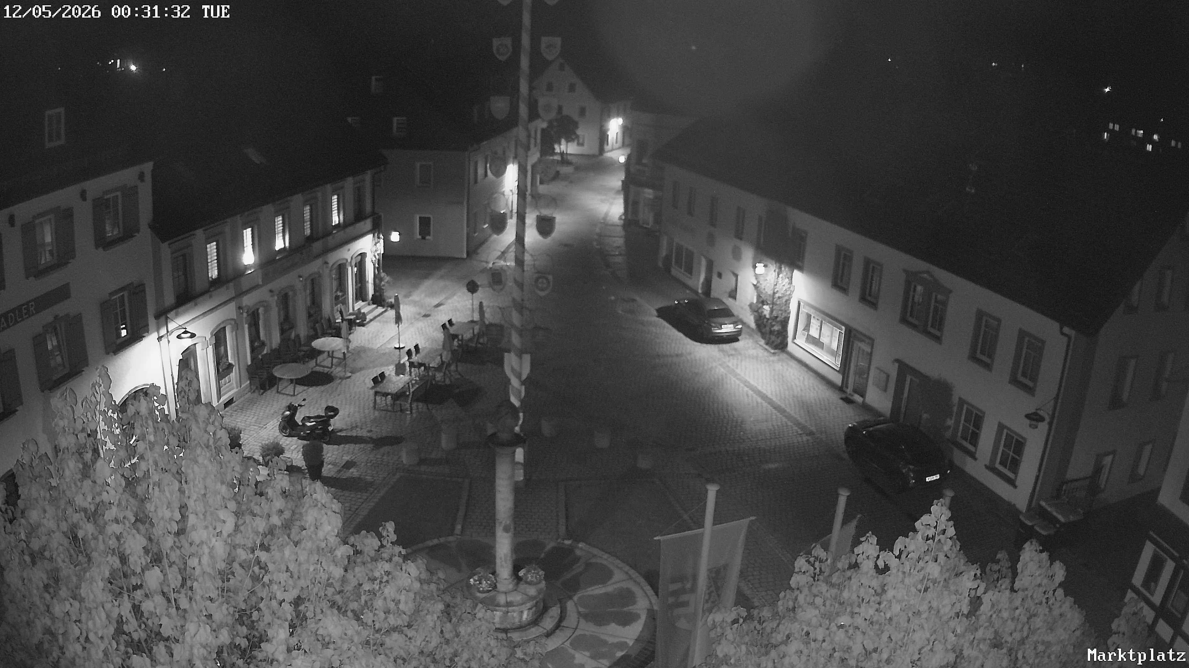 Archiv Foto Webcam Marktplatz von Bischofsgrün