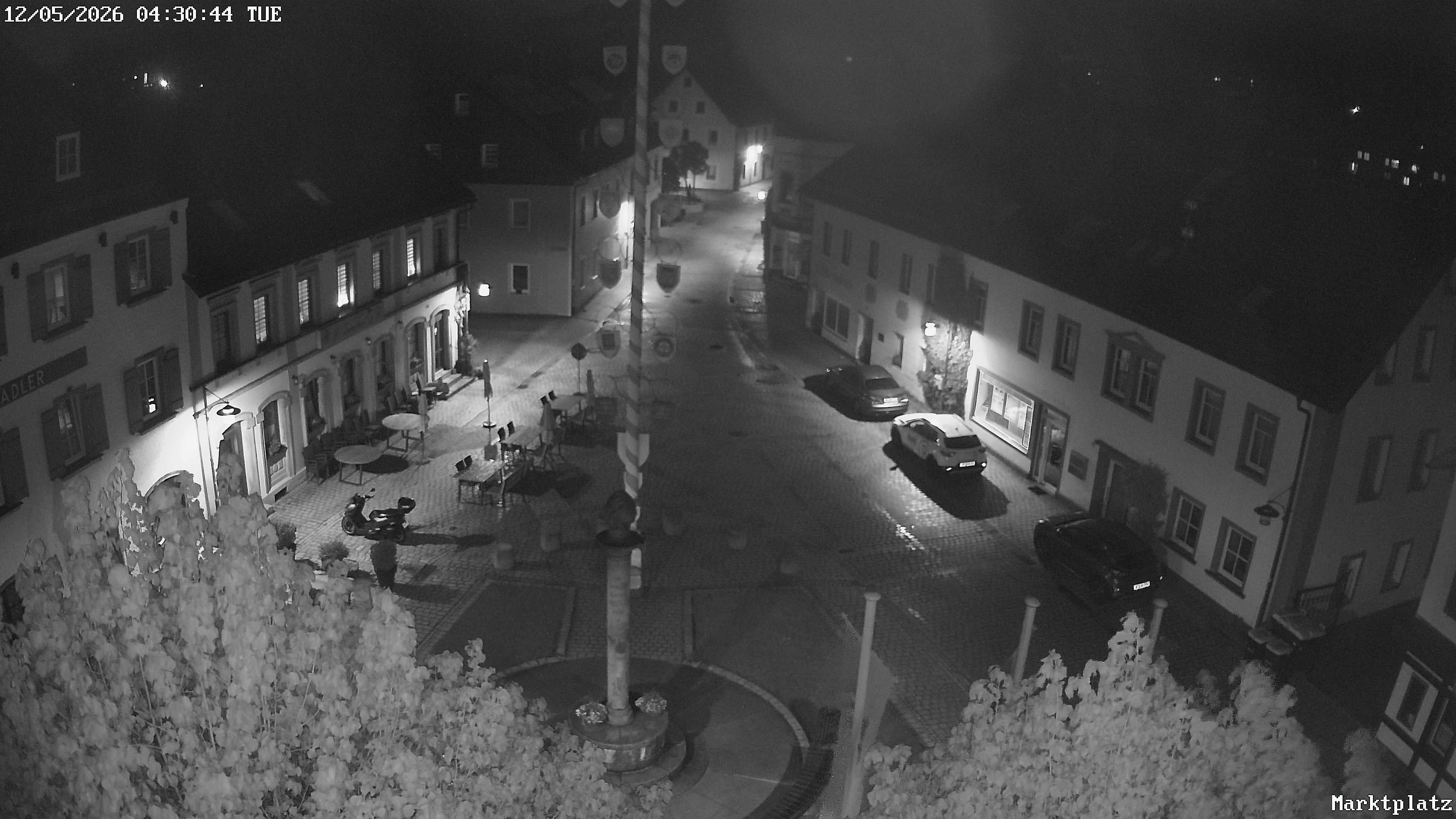 Archiv Foto Webcam Marktplatz von Bischofsgrün