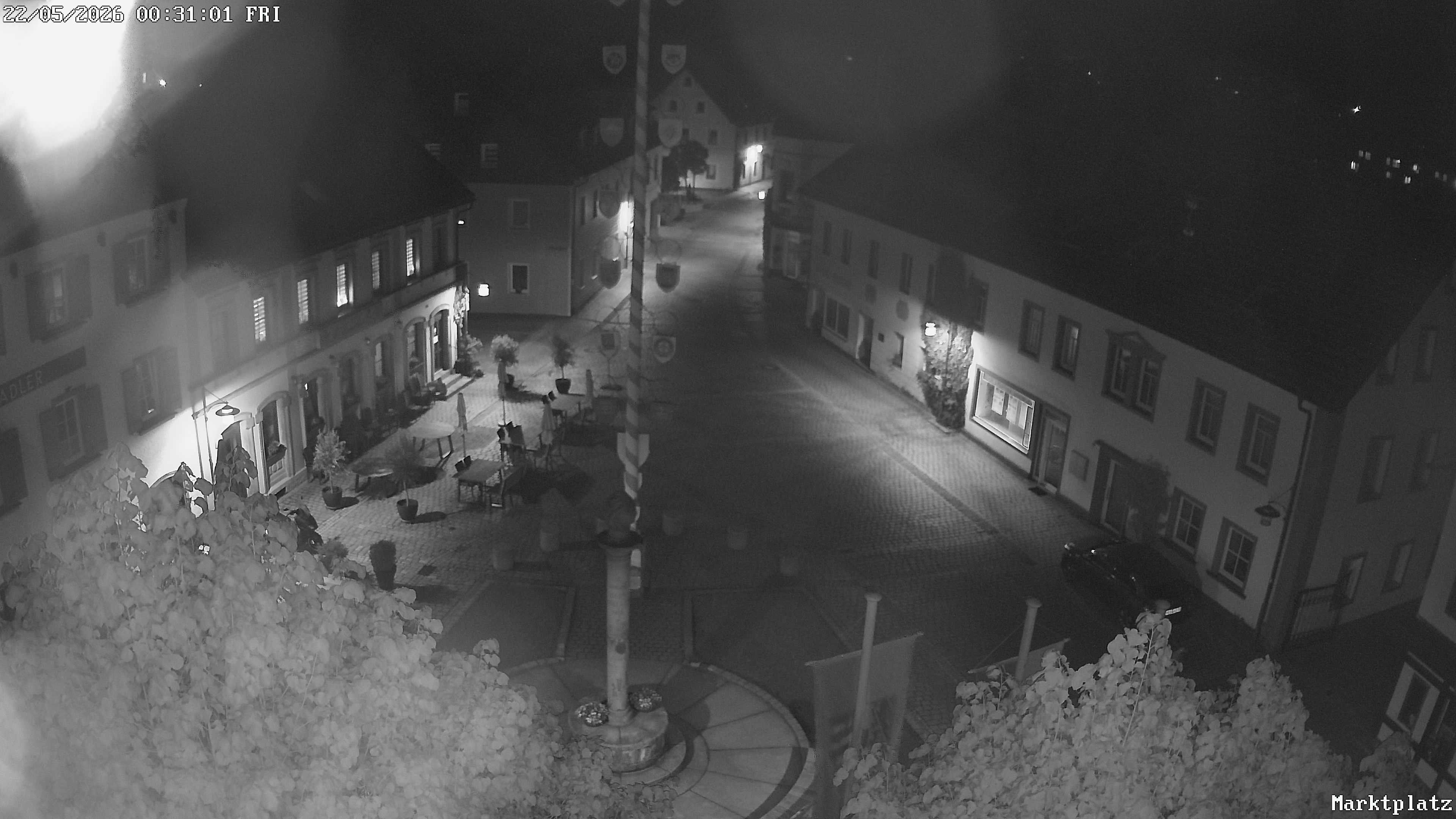 Archiv Foto Webcam Marktplatz von Bischofsgrün