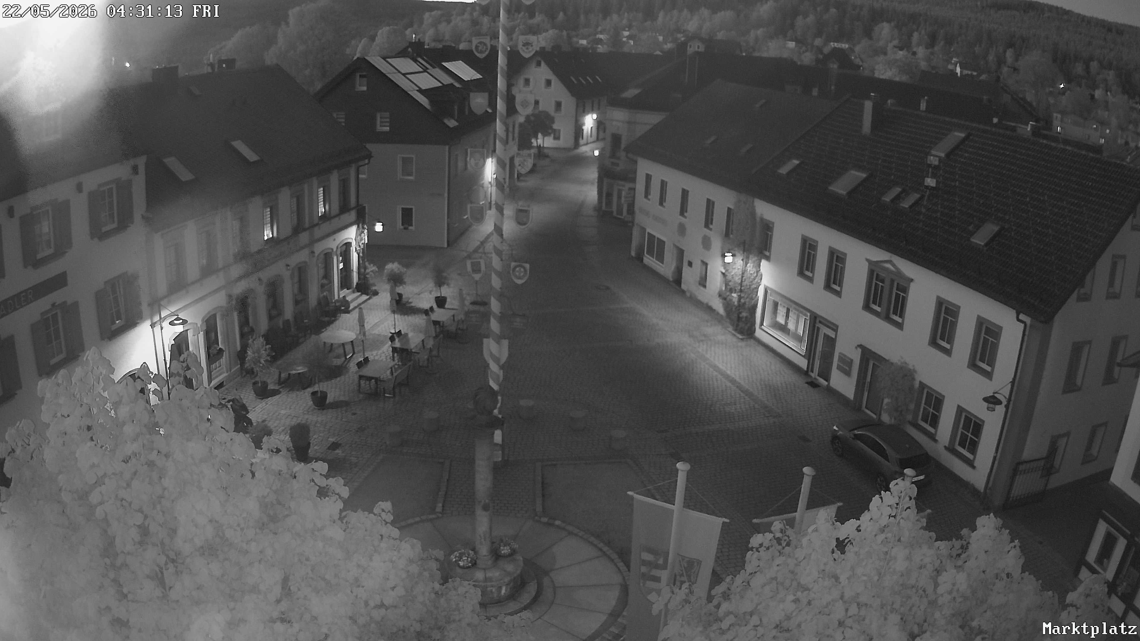 Archiv Foto Webcam Marktplatz von Bischofsgrün