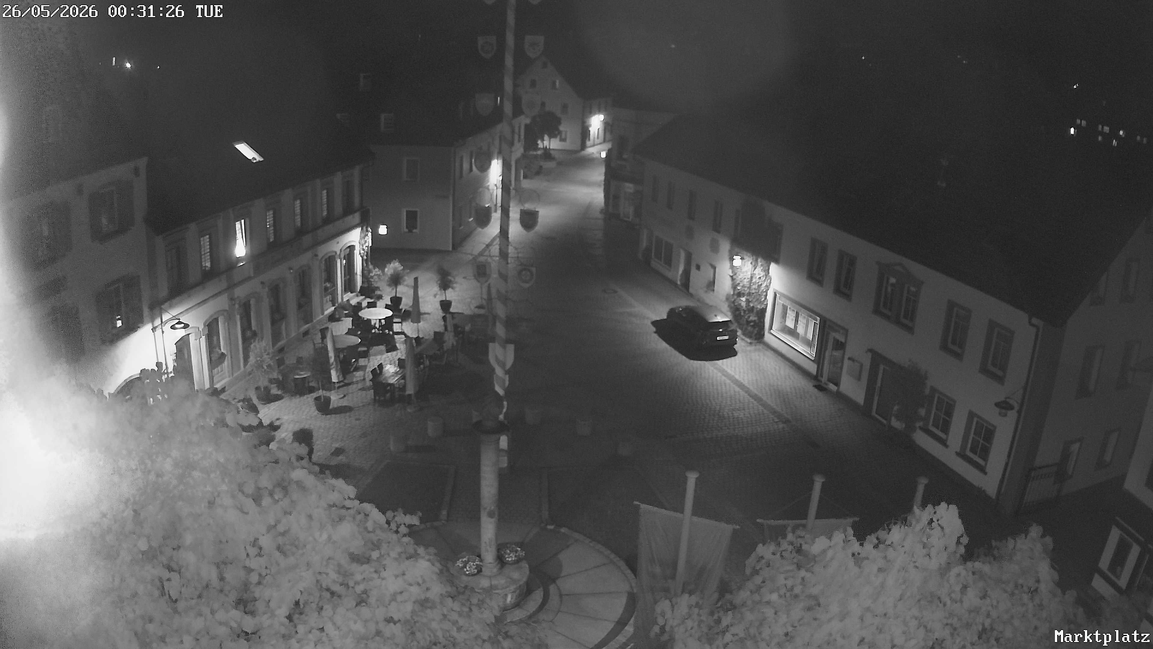 Archiv Foto Webcam Marktplatz von Bischofsgrün