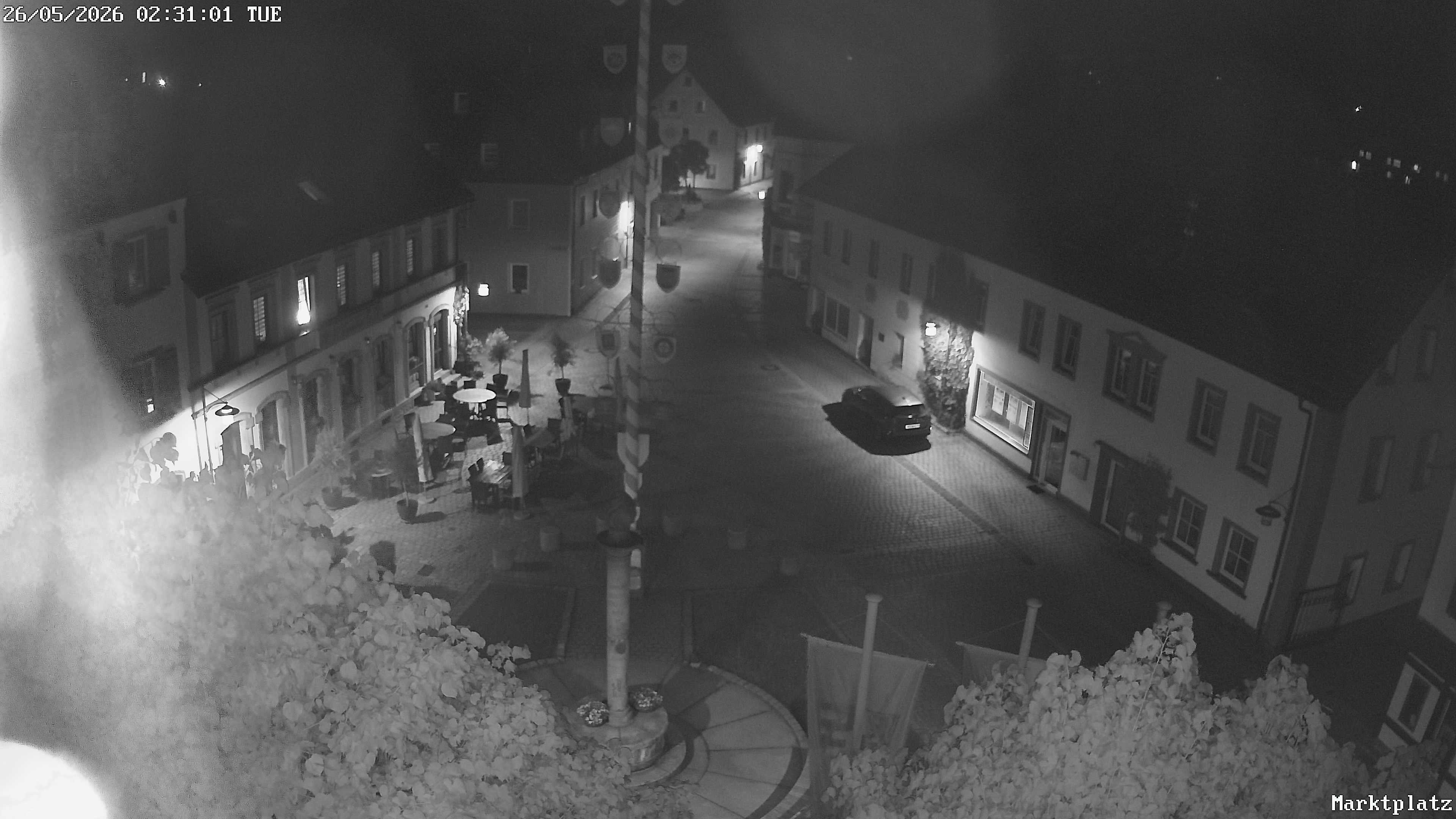 Archiv Foto Webcam Marktplatz von Bischofsgrün