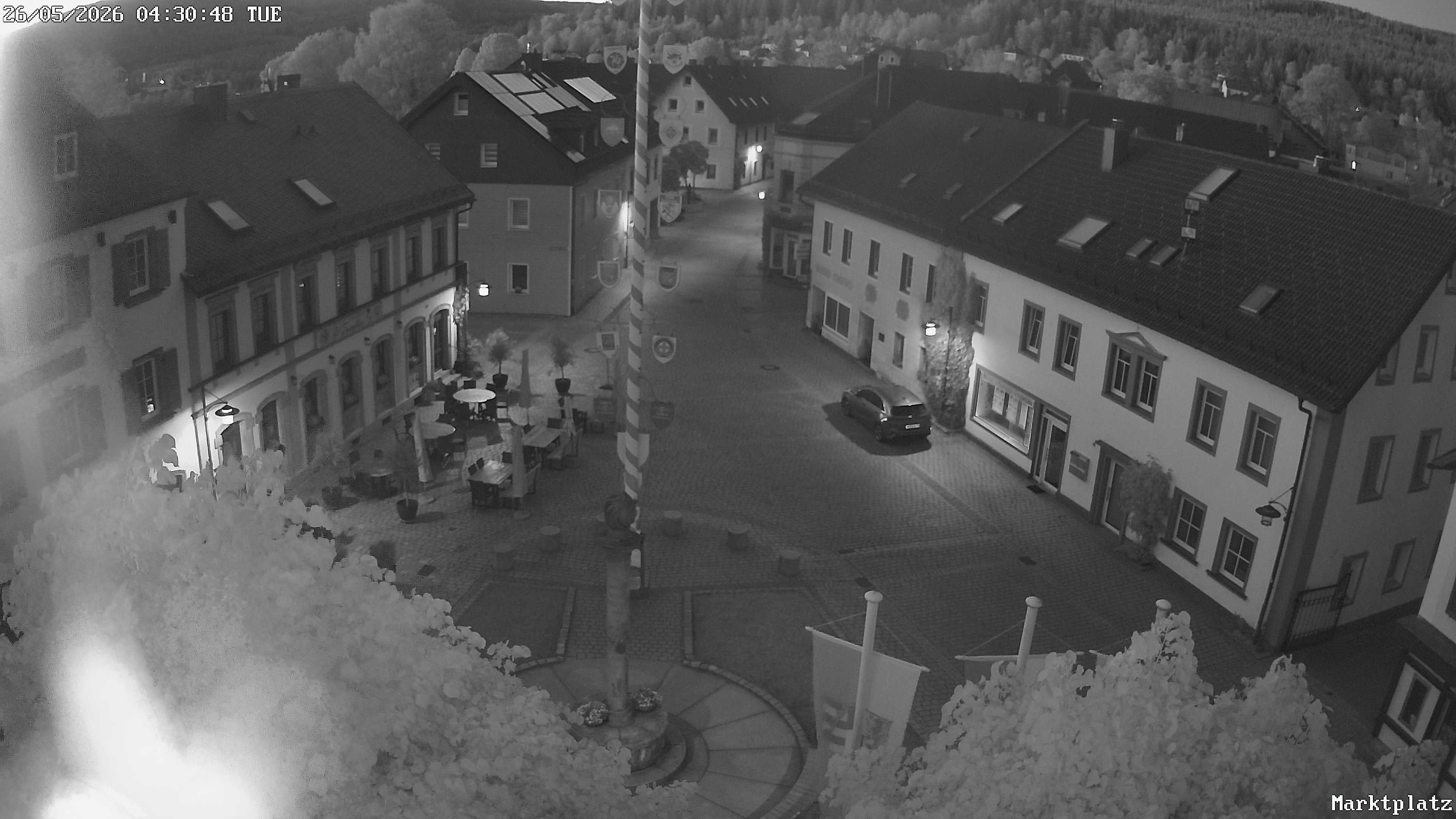 Archiv Foto Webcam Marktplatz von Bischofsgrün
