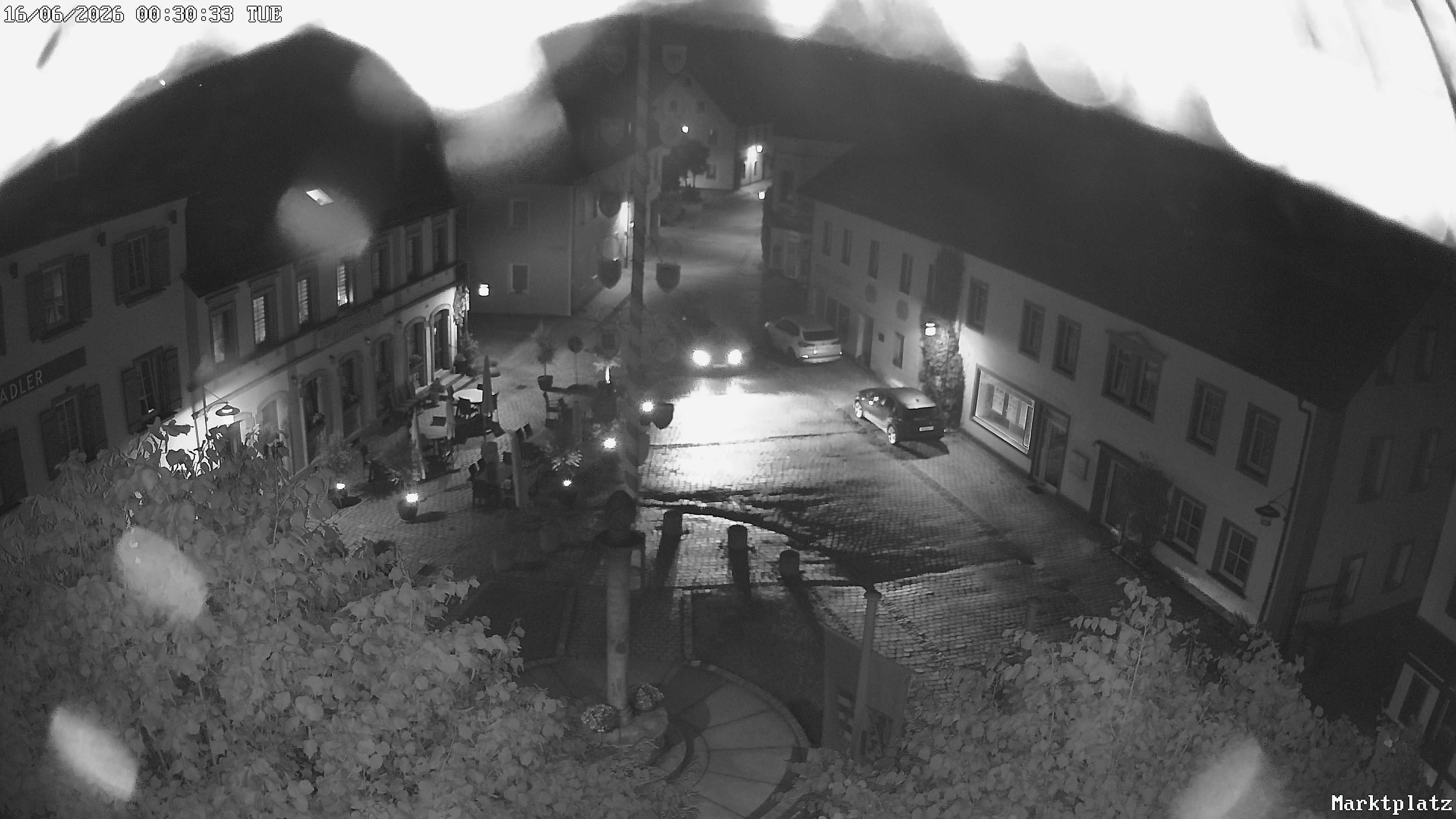 Archiv Foto Webcam Marktplatz von Bischofsgrün