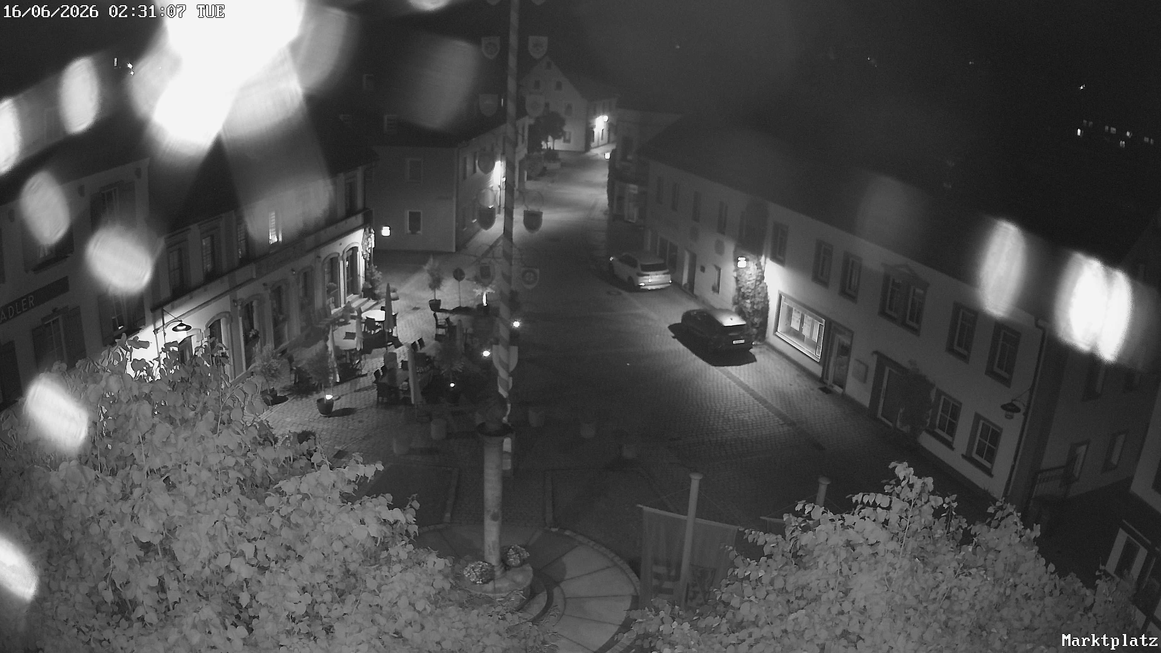 Archiv Foto Webcam Marktplatz von Bischofsgrün