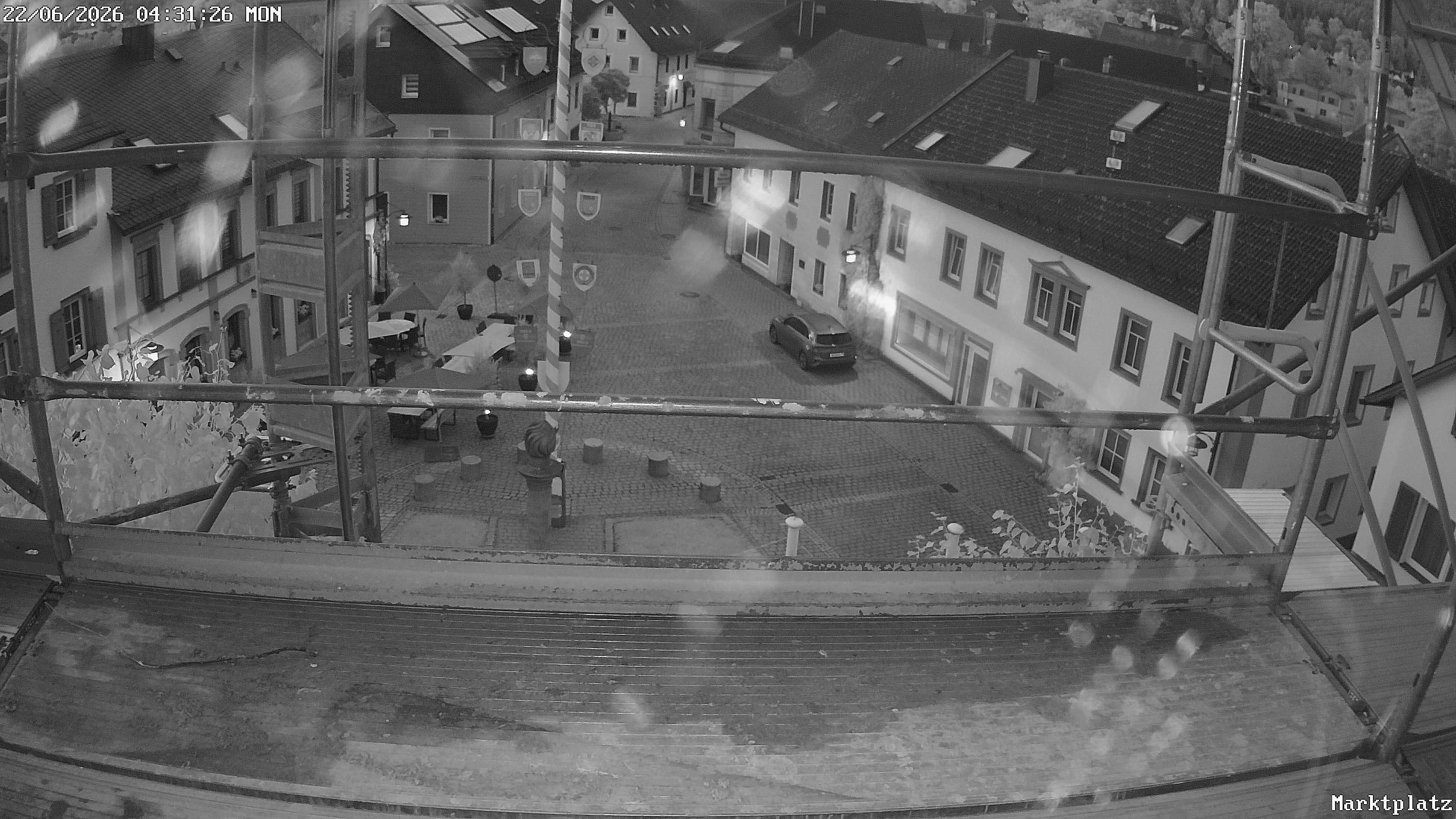 Archiv Foto Webcam Marktplatz von Bischofsgrün
