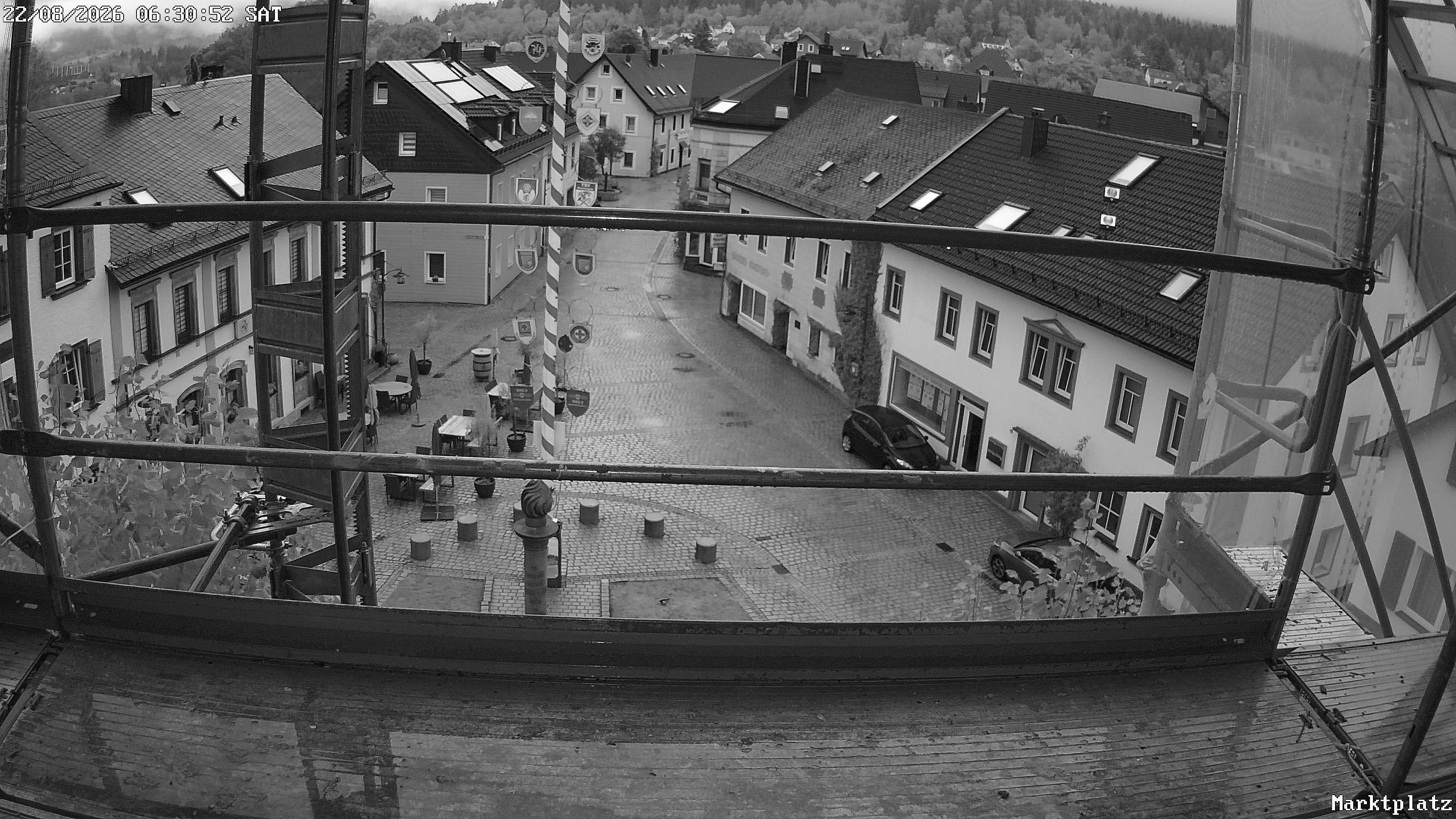 Archiv Foto Webcam Marktplatz von Bischofsgrün