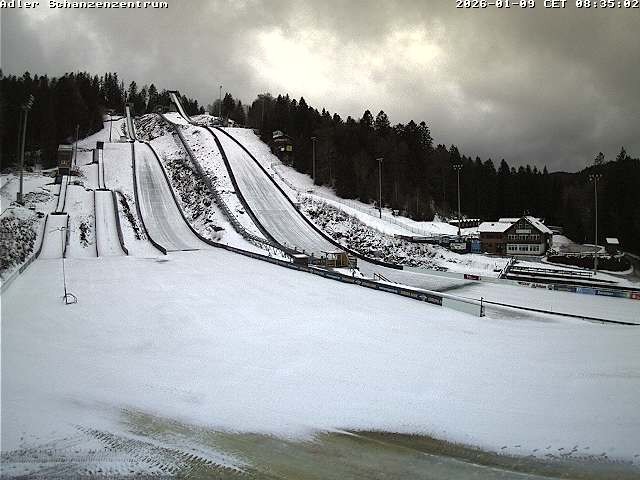 Archiv Foto Webcam Schanzenzentrum im Schwarzwald
