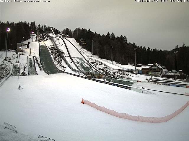 Archiv Foto Webcam Schanzenzentrum im Schwarzwald