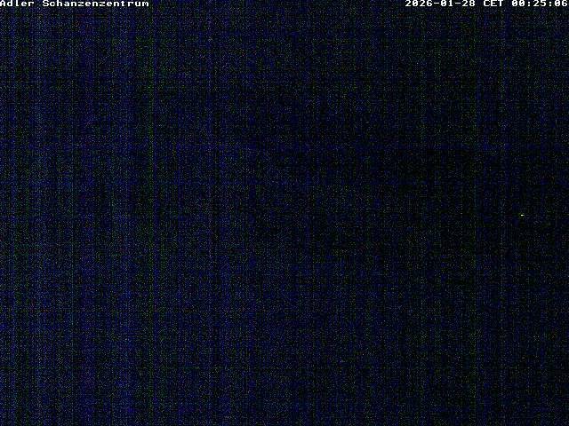 Archived image Webcam Ski jump centre (Black Forest)