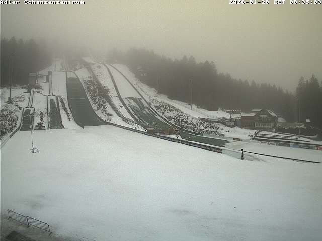 Archived image Webcam Ski jump centre (Black Forest)