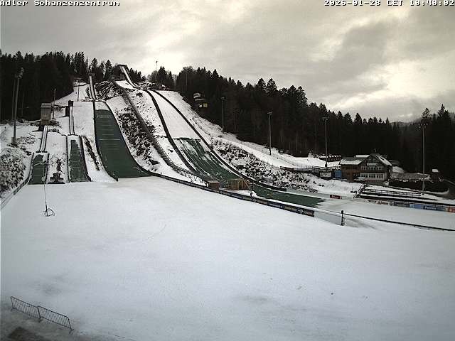 Archived image Webcam Ski jump centre (Black Forest)