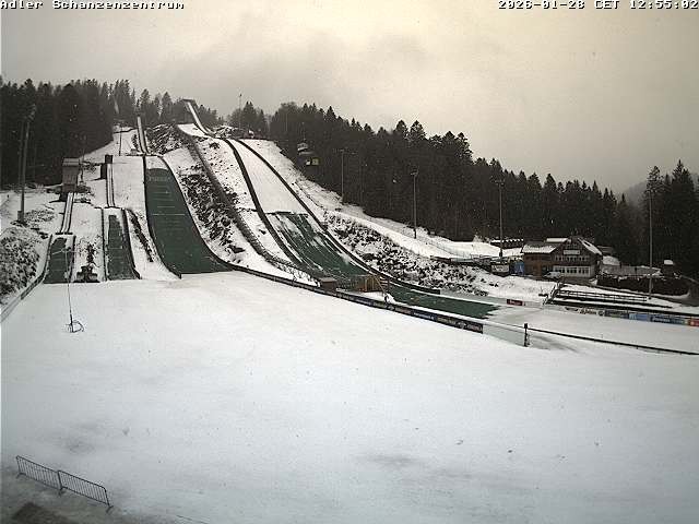Archived image Webcam Ski jump centre (Black Forest)