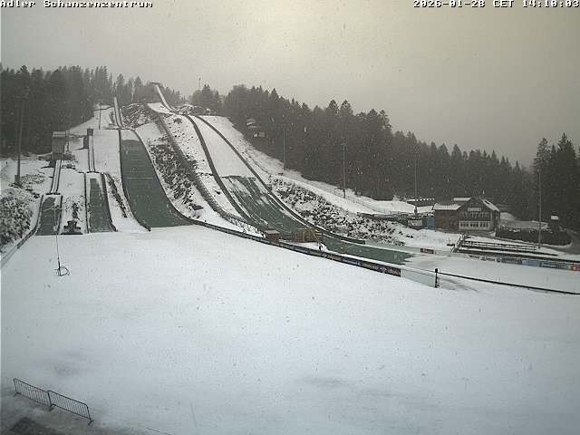 Archived image Webcam Ski jump centre (Black Forest)
