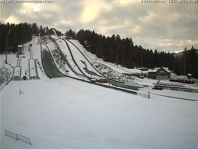Archived image Webcam Ski jump centre (Black Forest)