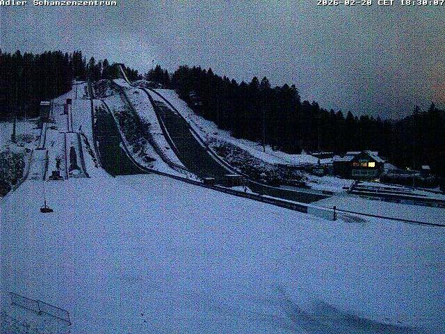 Archiv Foto Webcam Schanzenzentrum im Schwarzwald