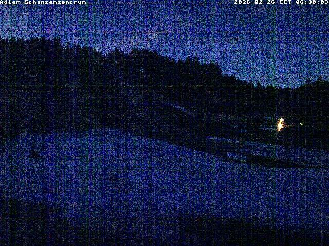 Archived image Webcam Ski jump centre (Black Forest)