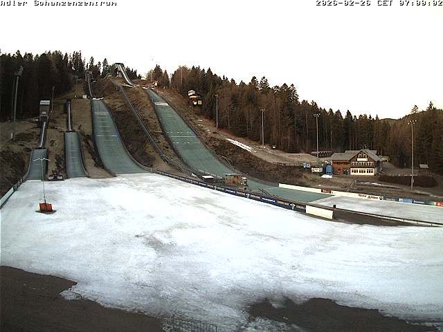 Archived image Webcam Ski jump centre (Black Forest)