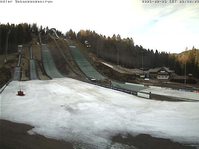 Archived image Webcam Ski jump centre (Black Forest)