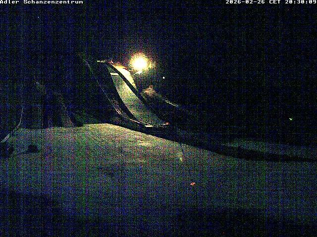 Archived image Webcam Ski jump centre (Black Forest)