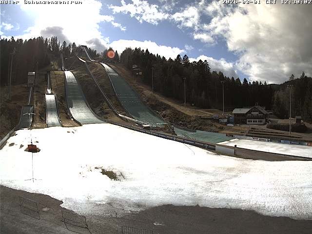 Archiv Foto Webcam Schanzenzentrum im Schwarzwald