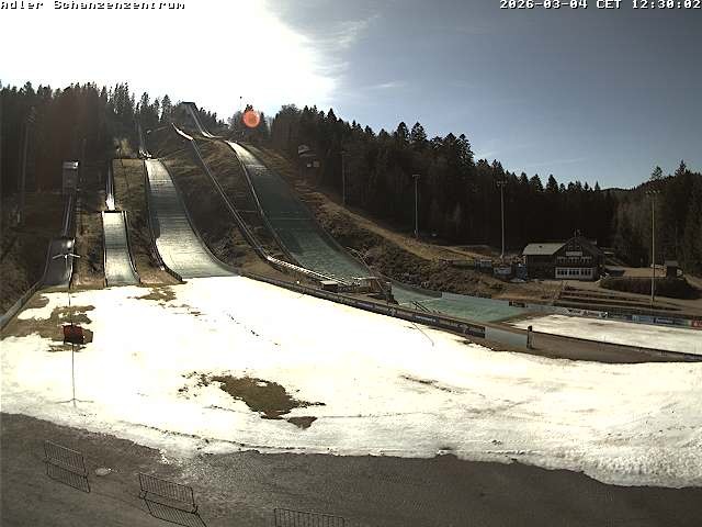 Archiv Foto Webcam Schanzenzentrum im Schwarzwald