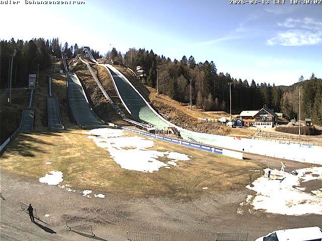 Archiv Foto Webcam Schanzenzentrum im Schwarzwald