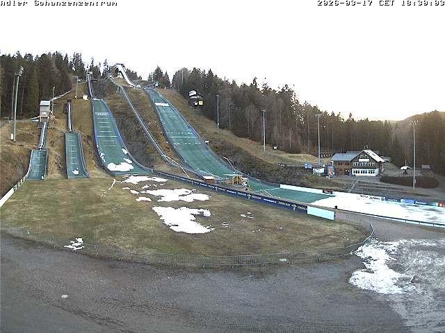 Archived image Webcam Ski jump centre (Black Forest)