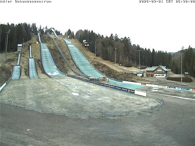 Archived image Webcam Ski jump centre (Black Forest)