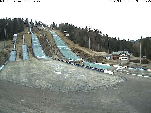 Archived image Webcam Ski jump centre (Black Forest)
