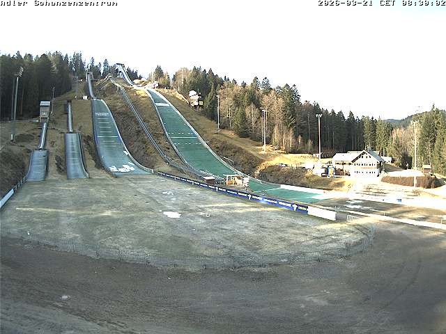 Archived image Webcam Ski jump centre (Black Forest)