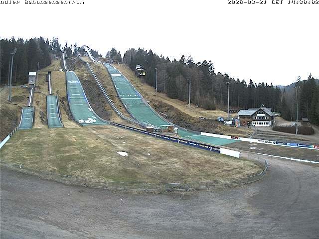 Archived image Webcam Ski jump centre (Black Forest)
