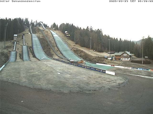 Archived image Webcam Ski jump centre (Black Forest)