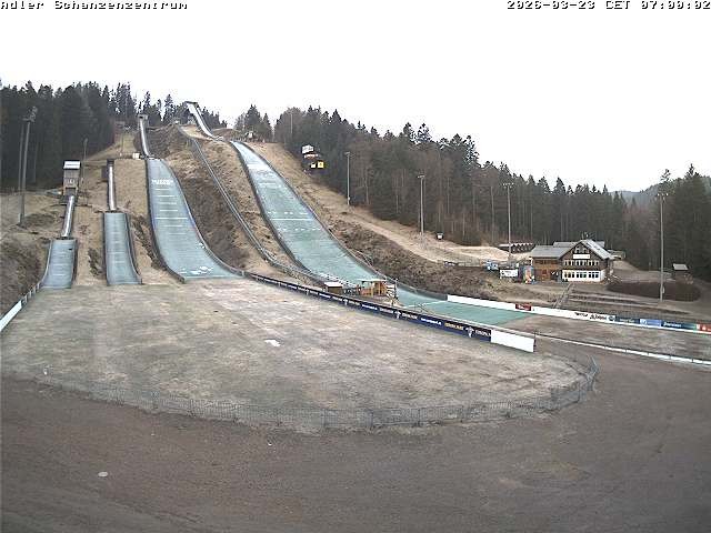 Archived image Webcam Ski jump centre (Black Forest)