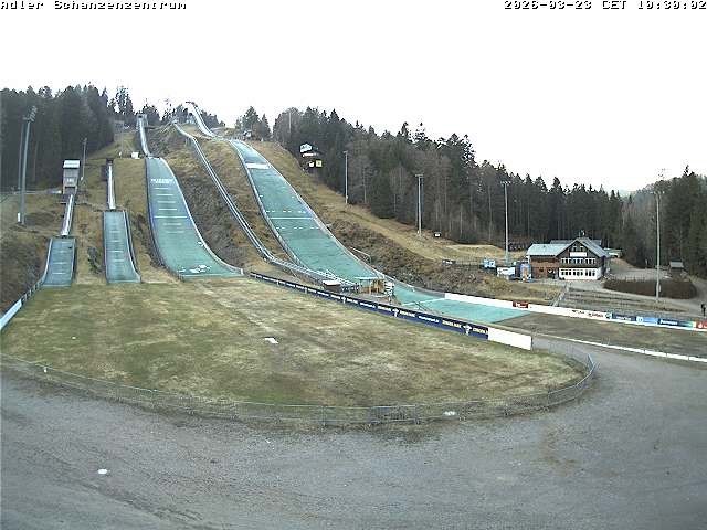 Archived image Webcam Ski jump centre (Black Forest)