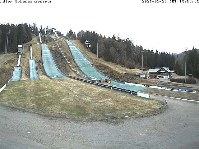 Archived image Webcam Ski jump centre (Black Forest)