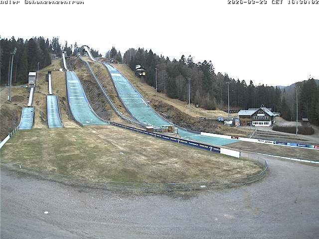 Archived image Webcam Ski jump centre (Black Forest)