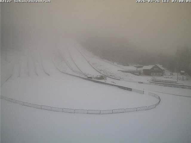 Archiv Foto Webcam Schanzenzentrum im Schwarzwald