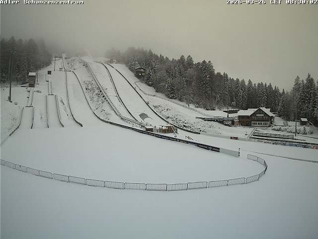 Archiv Foto Webcam Schanzenzentrum im Schwarzwald
