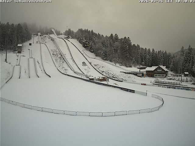 Archiv Foto Webcam Schanzenzentrum im Schwarzwald