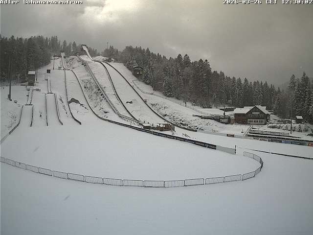 Archiv Foto Webcam Schanzenzentrum im Schwarzwald