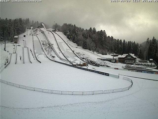 Archiv Foto Webcam Schanzenzentrum im Schwarzwald