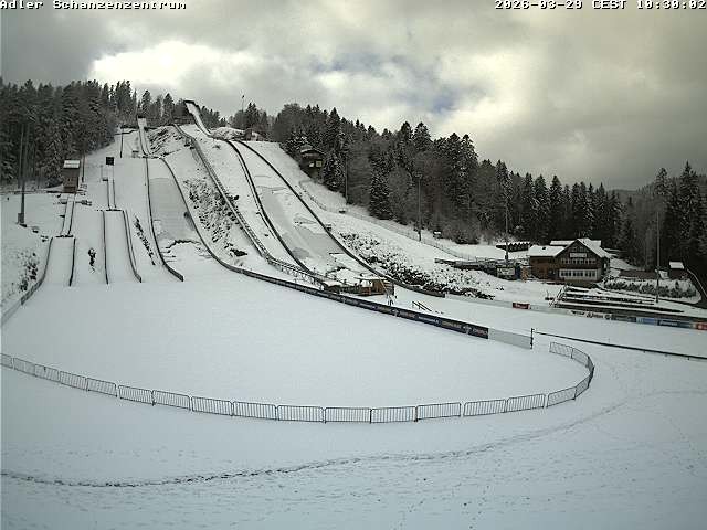 Archiv Foto Webcam Schanzenzentrum im Schwarzwald